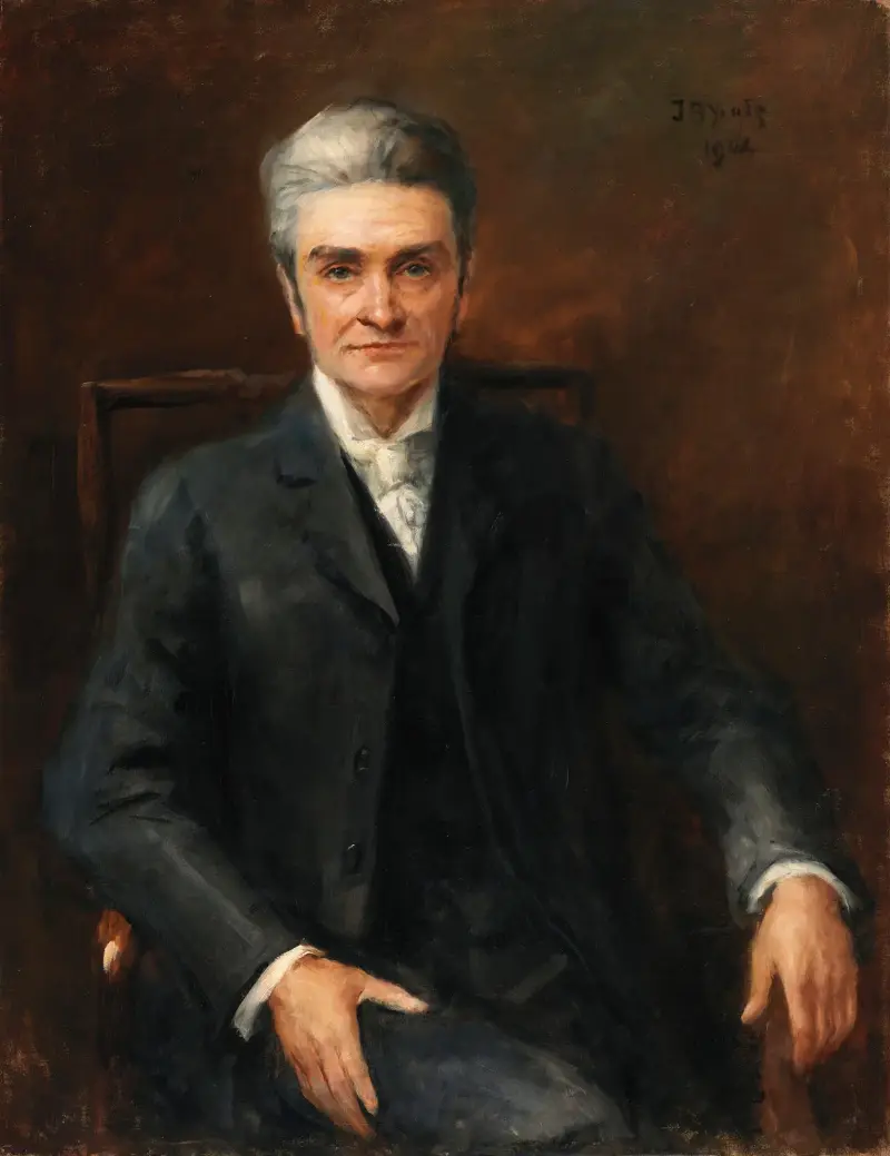 Portrait of Standish James O’Grady (1832-1915), Author av John Butler Yeats