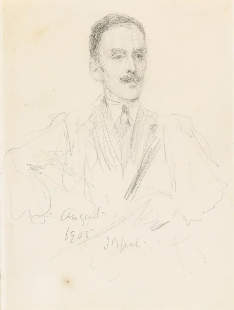 Sir Hugh Lane (1875-1915), later Director of the National Gallery of Ireland av John Butler Yeats