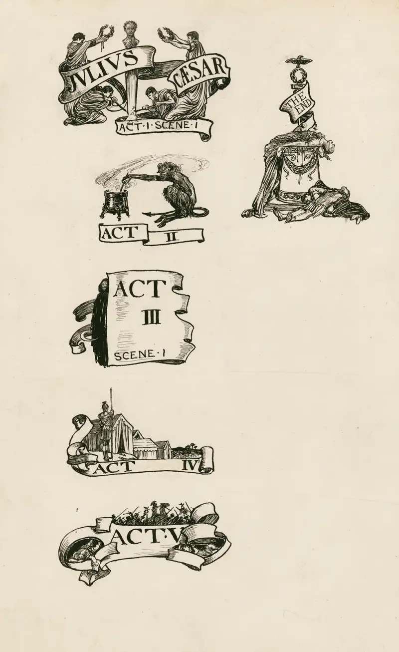 Julius Caesar; Nadpisy, Byam Shaw