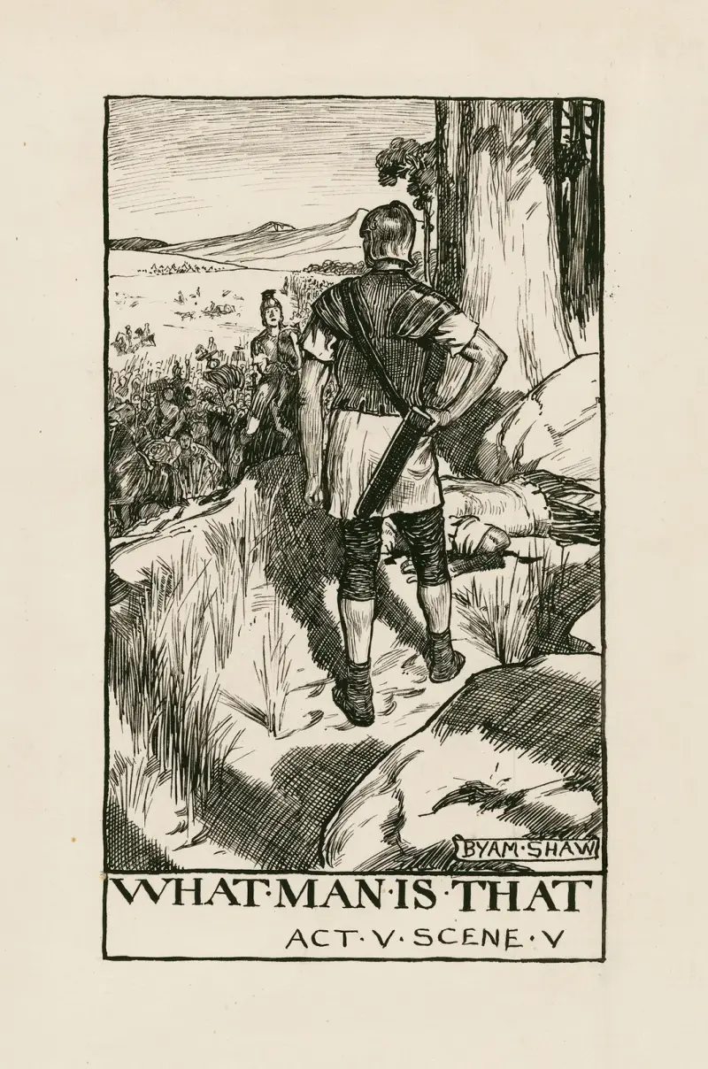 Julius Caesar; Vem är den mannen akt V scen V av Byam Shaw