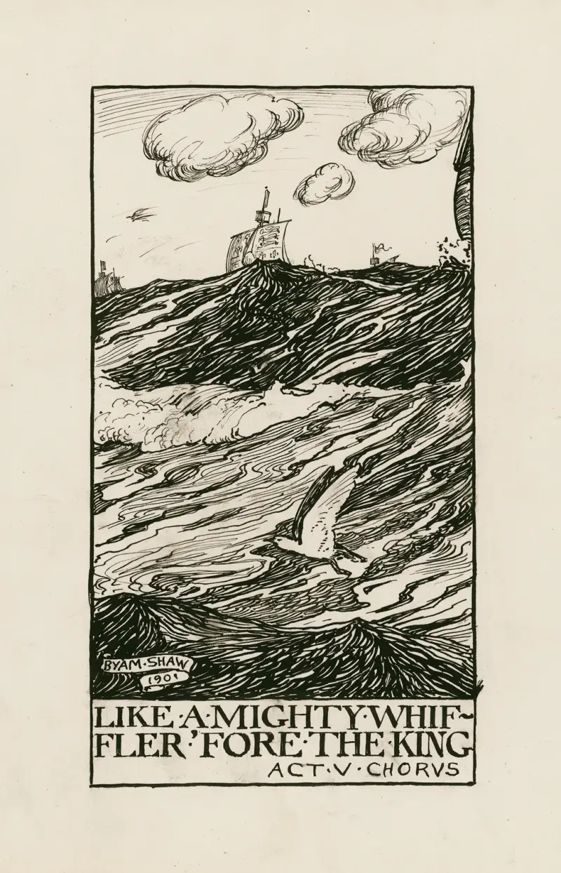 King Henry V; Like a mighty whiffler fore the king Act V Chorus av Byam Shaw