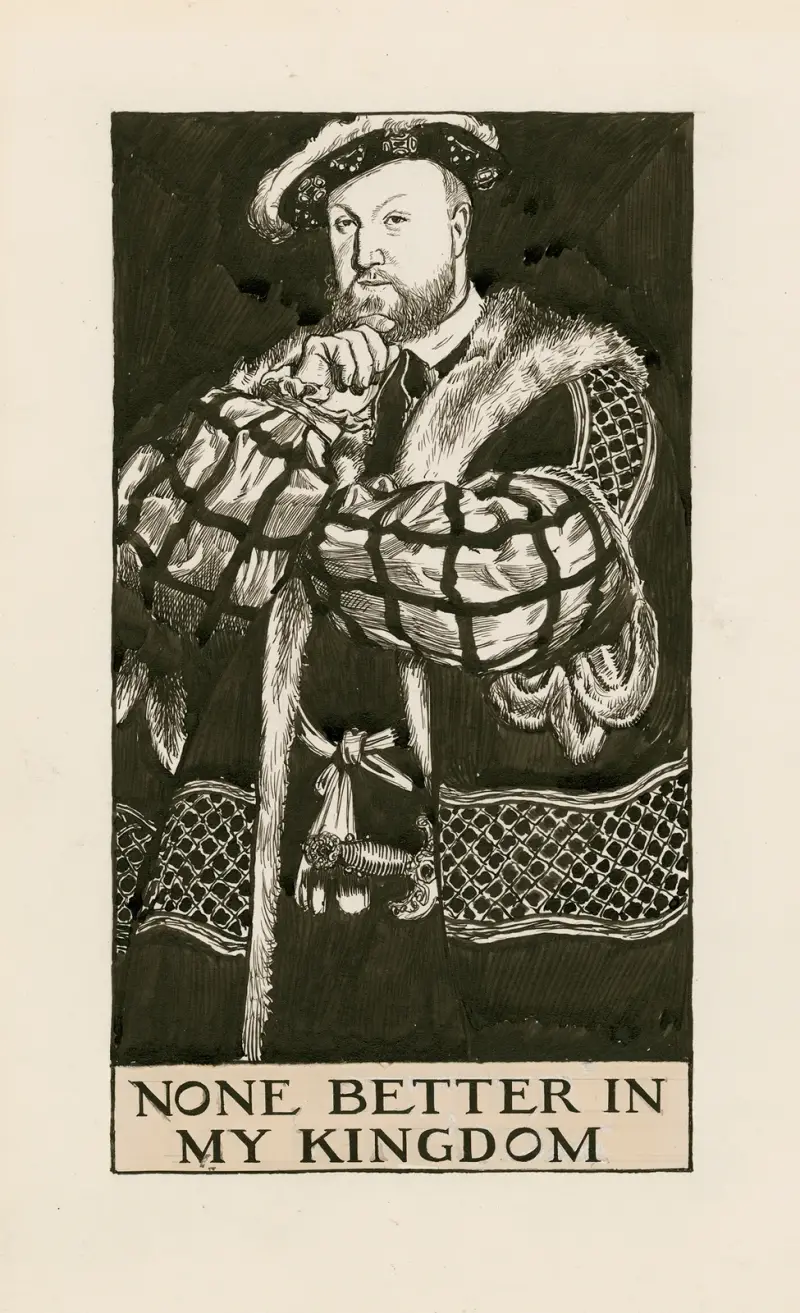 King Henry VIII; None better in my kingdom Act V Scene I av Byam Shaw