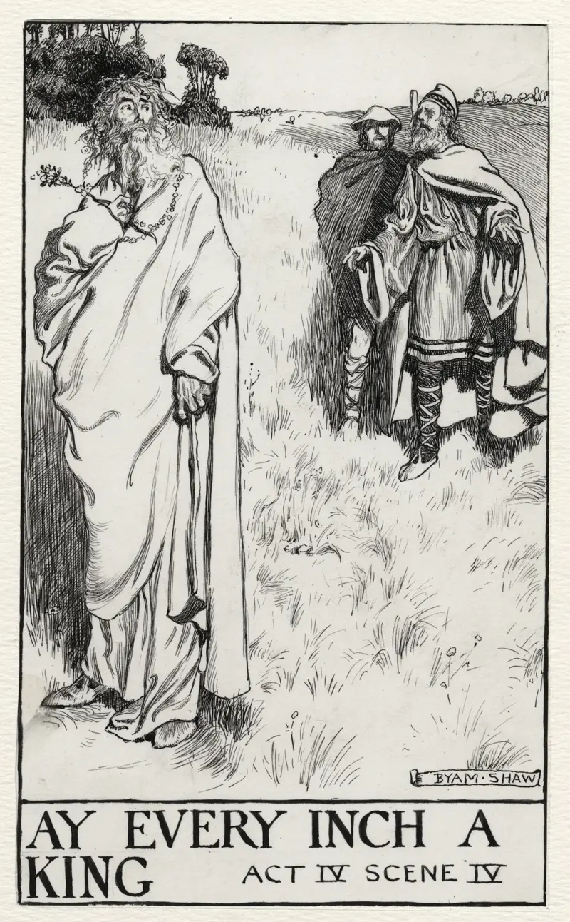King Lear; Ay every inch a King Act IV Scene IV av Byam Shaw
