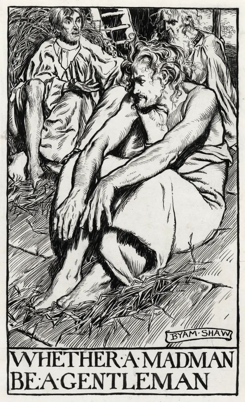 Kung Lear; Wthether a madman be a gentleman av Byam Shaw