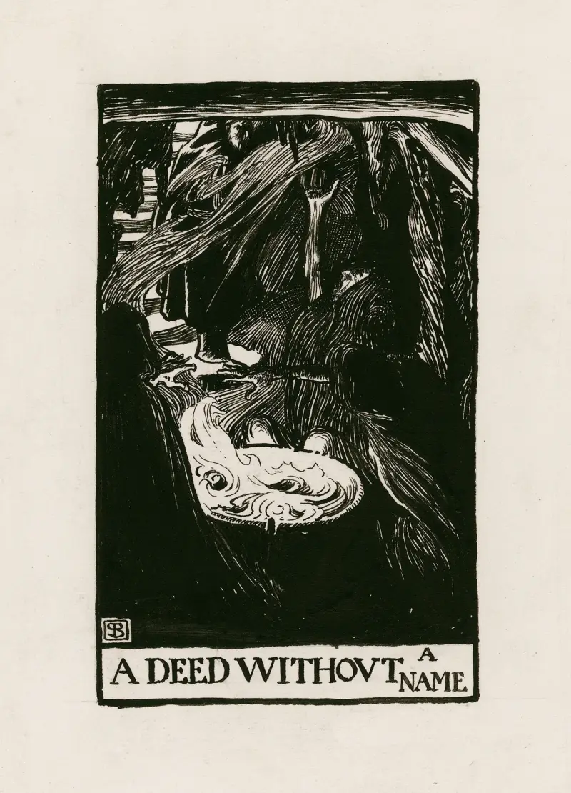 Macbeth; En gärning utan namn, akt IV scen I av Byam Shaw