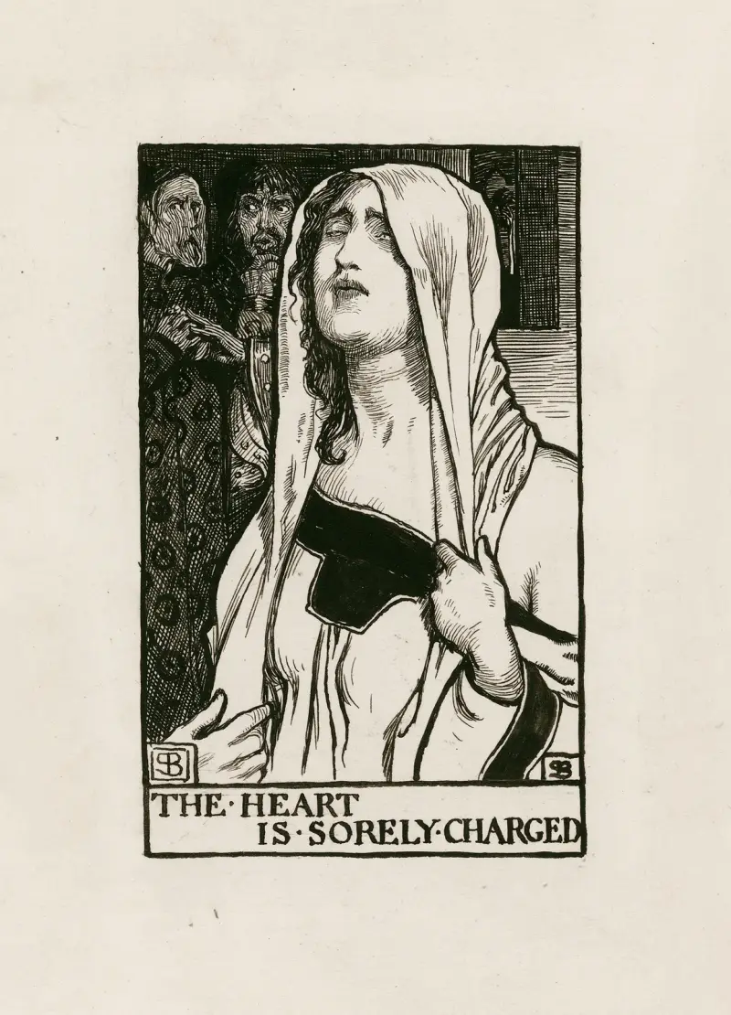 Macbeth; The heart is sorely charged Act V Scene I av Byam Shaw