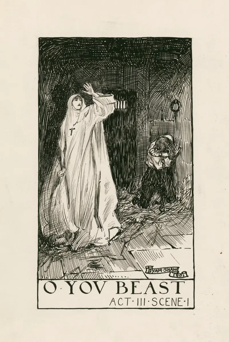 Measure for measure; O you beast Act III Scene I av Byam Shaw