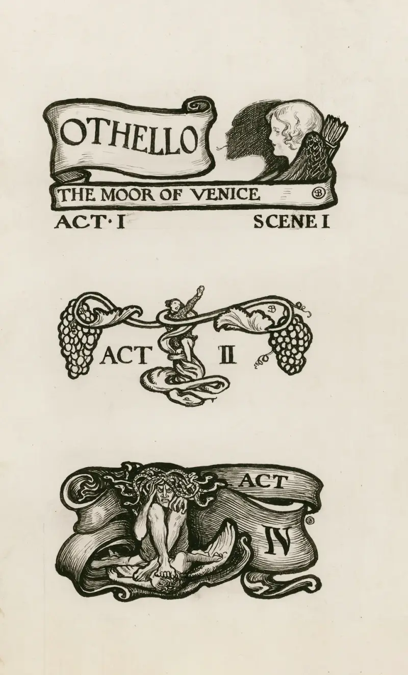 Othello; Überschriften, 1900 – Nr. 1 von Byam Shaw