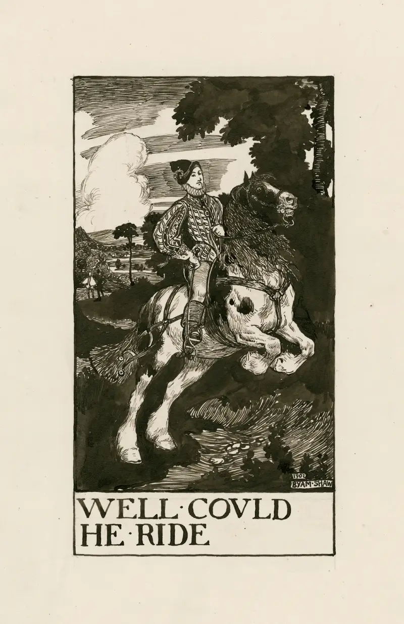Poems; Well could he ride av Byam Shaw