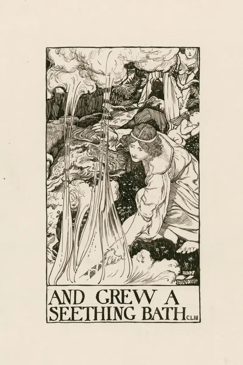 Sonnets; And grew a seething bath av Byam Shaw