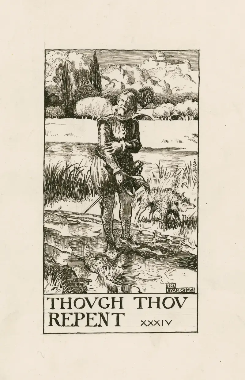 Sonnets; Though thou repent av Byam Shaw