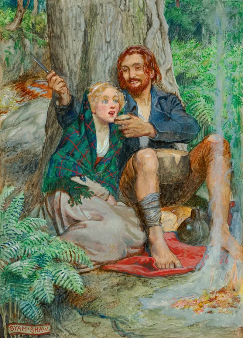 The Gaberlunzie Man av Byam Shaw