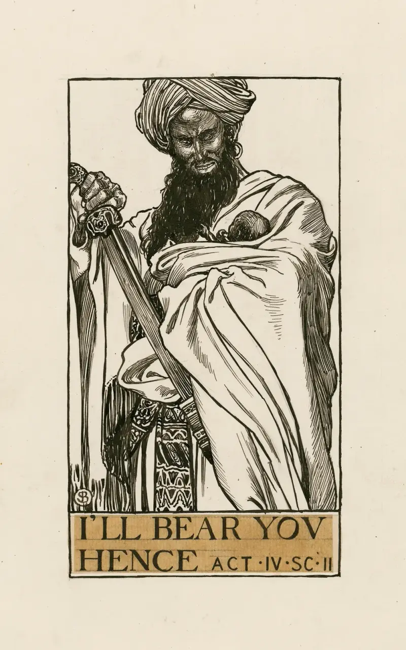Titus Andronicus; I’ll bear you hence Act IV Scene II av Byam Shaw