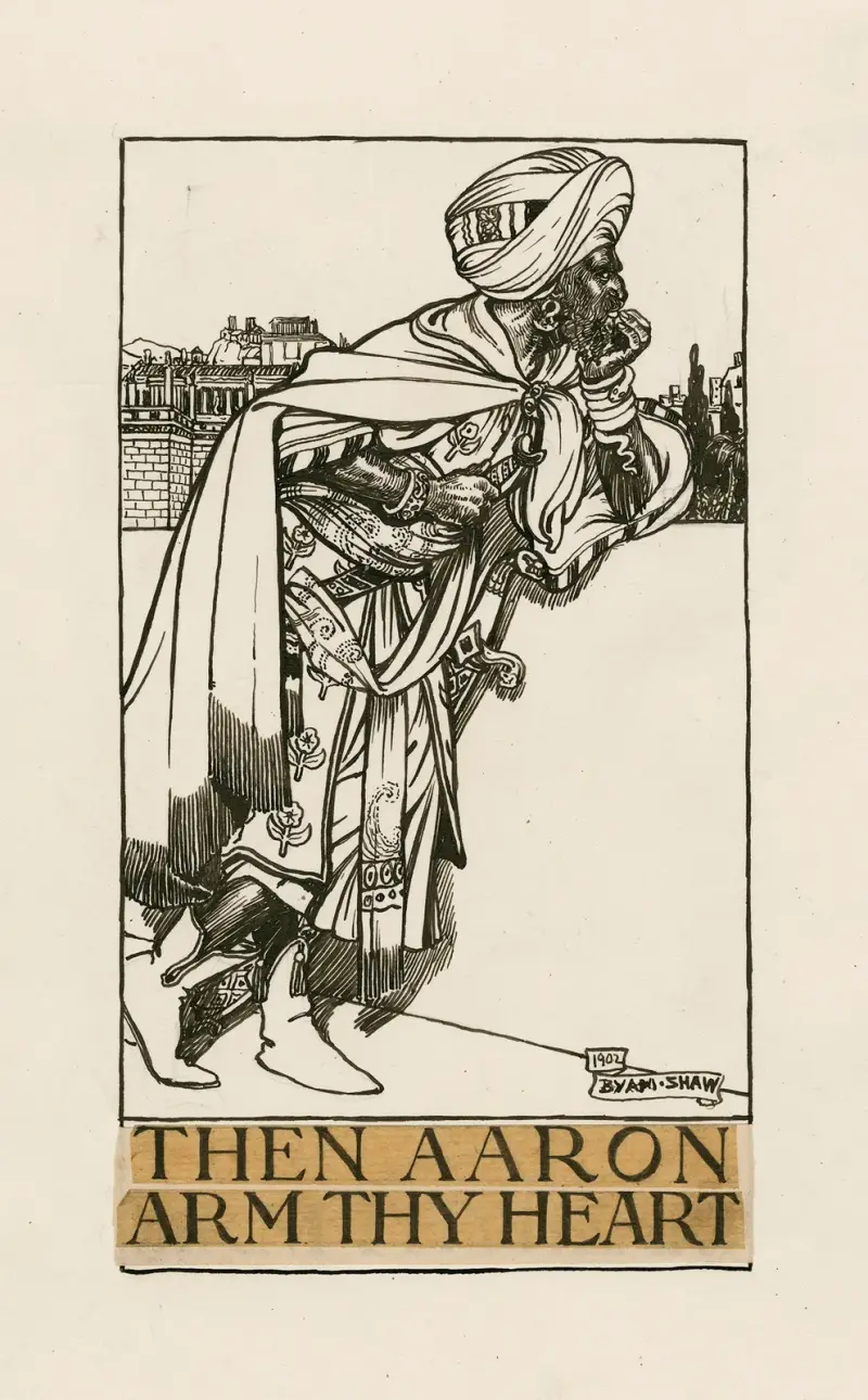 Titus Andronicus; Then Aaron arm thy heart Act II Scene I av Byam Shaw