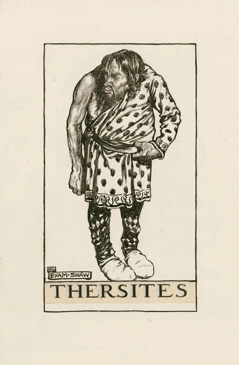 Troilus and Cressida; Thersites av Byam Shaw
