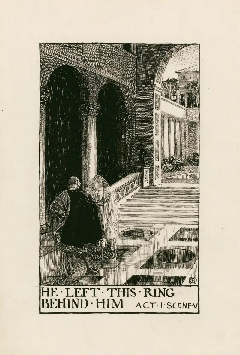 Was ihr wollt; Er ließ diesen Ring zurück, Akt I, Szene V von Byam Shaw
