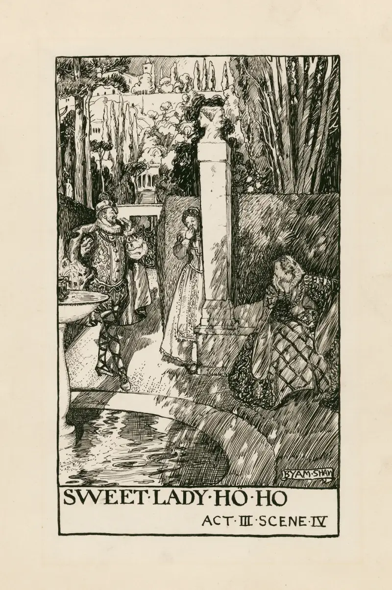 Was ihr wollt; Sweet lady ho ho, 3. Akt, 4. Szene von Byam Shaw