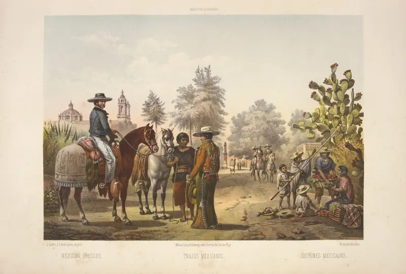 Mexické šaty, 1869 – Nr. 2, C. Castro