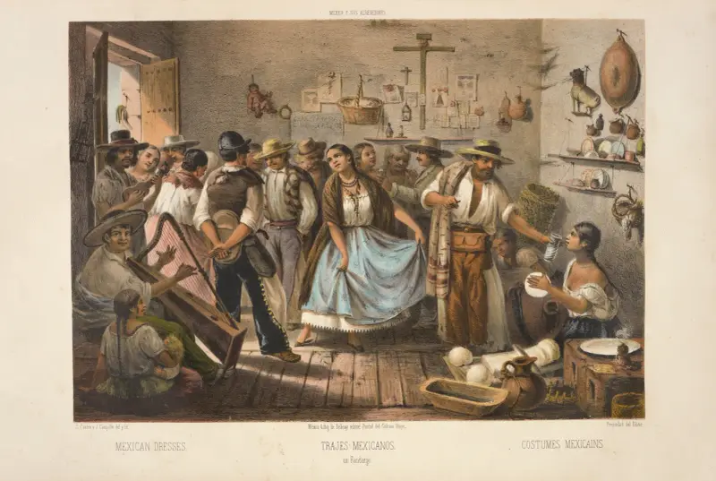 Mexikanische Kleider, 1869 – Nr. 4 von C. Castro