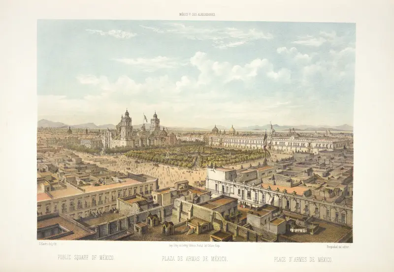 Public square of Mexico. av C. Castro