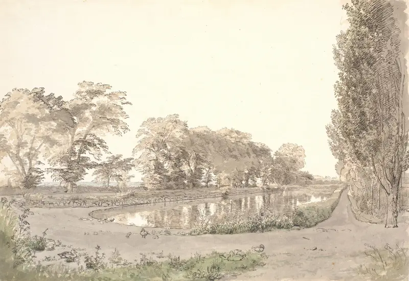 Der Teich bei Vognserup von P. C. Skovgaard