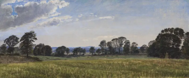 Die Wiesen bei Dortheaslyst von P. C. Skovgaard