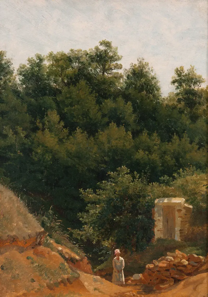 Landskapsstudie av P. C. Skovgaard