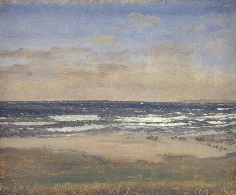 Stranden vid Rågeleje av P. C. Skovgaard