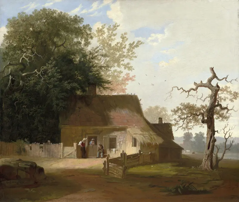 Venkovská scenérie, George Caleb Bingham