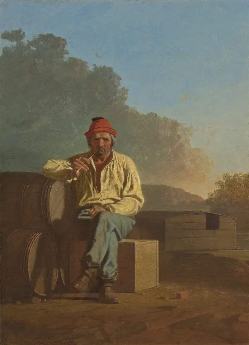 Mississippi-Bootsmann von George Caleb Bingham