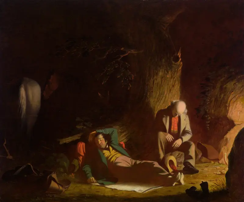 Die spät angekommenen Wanderer von George Caleb Bingham