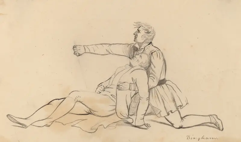 The Death of General Warren av George Caleb Bingham