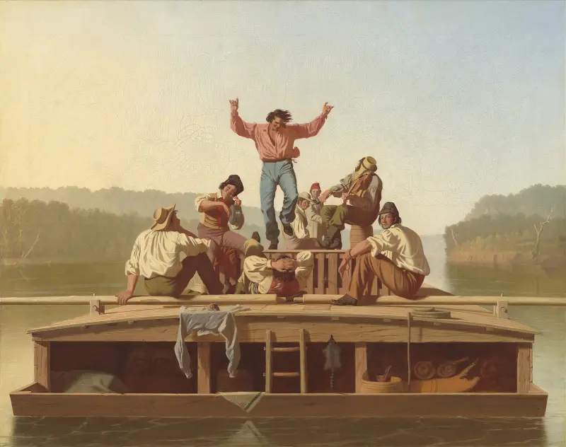 Veselí voraři, George Caleb Bingham