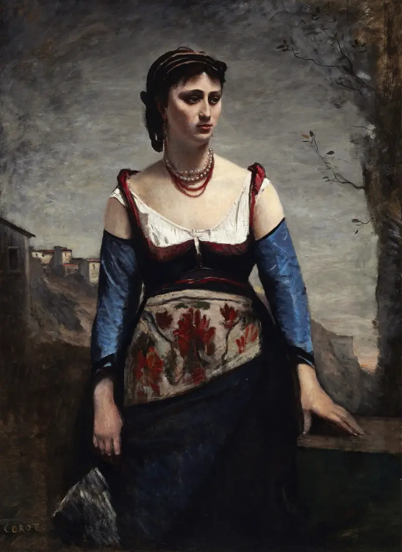 Agostina, Jean-Baptiste-Camille Corot