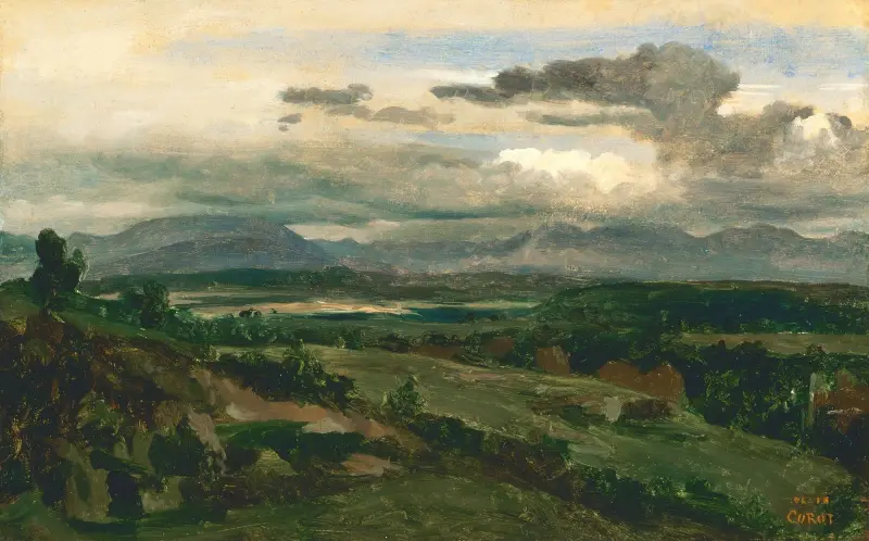 Civita Castellana av Jean-Baptiste-Camille Corot
