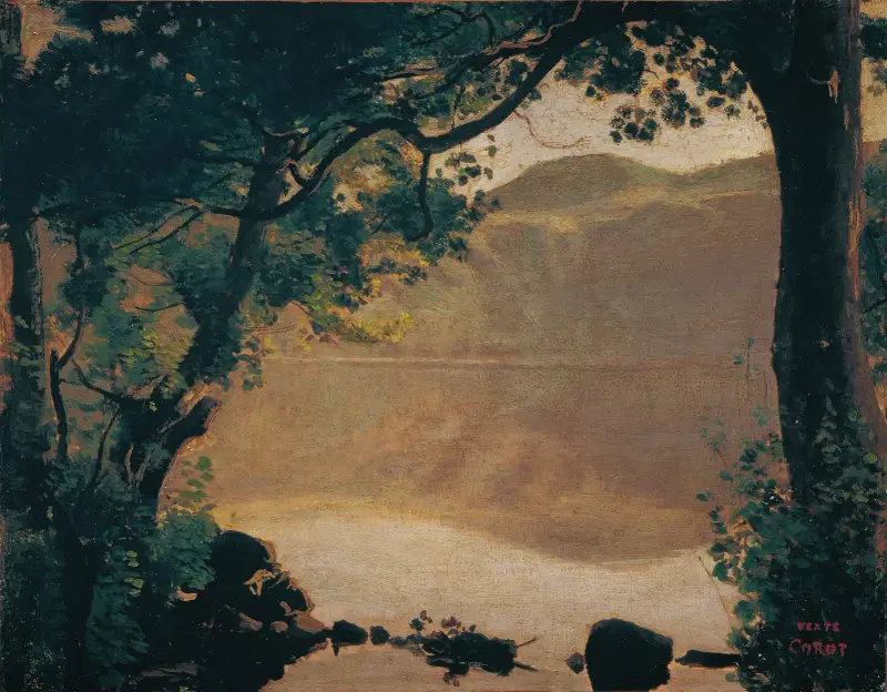 Nemiské jezero, Jean-Baptiste-Camille Corot