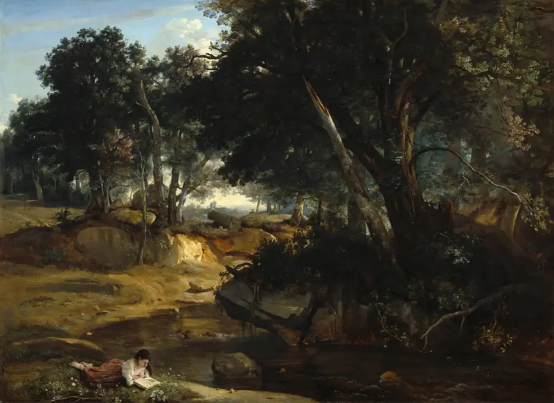 Forest of Fontainebleau av Jean-Baptiste-Camille Corot