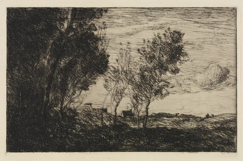 W wydmach, Jean-Baptiste-Camille Corot
