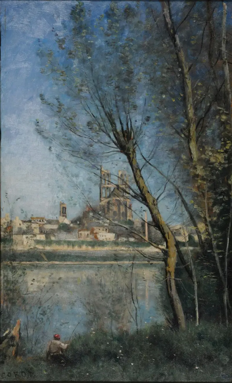 Mantes (rano), 1865 – Nr. 2, Jean-Baptiste-Camille Corot