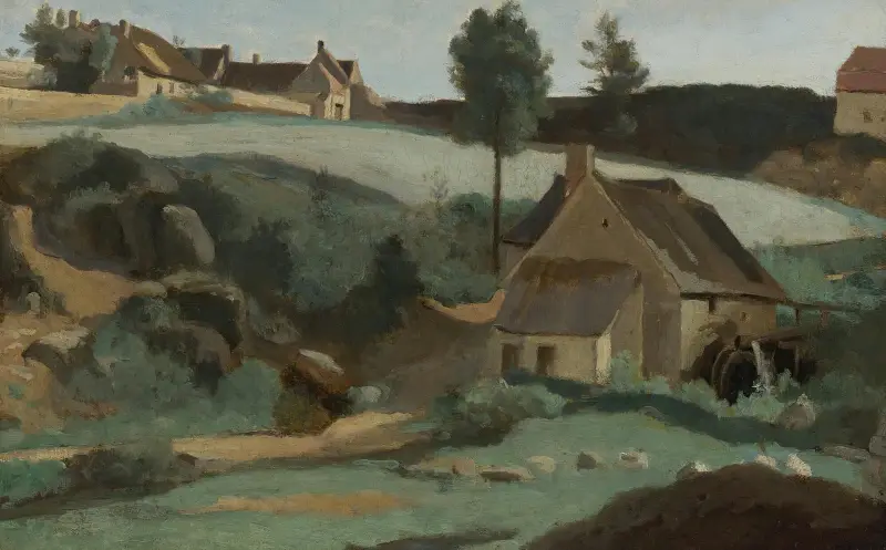 Morvan, Kleine Mühle von Jean-Baptiste-Camille Corot
