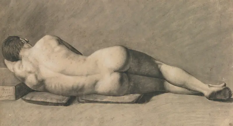 Nu D’homme von Jean-Baptiste-Camille Corot