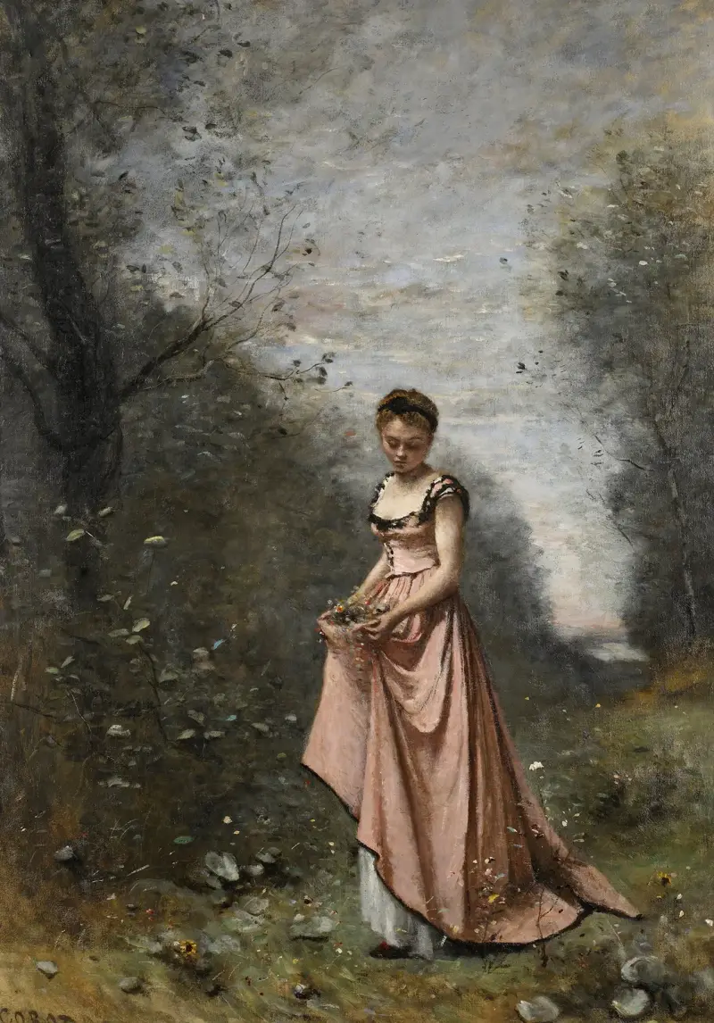 Springtime of Life av Jean-Baptiste-Camille Corot