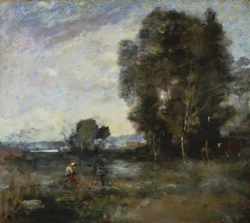 Sommerlandschaft von Jean-Baptiste-Camille Corot
