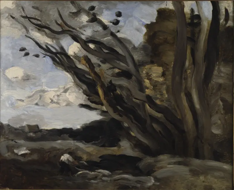 Výbuch, Jean-Baptiste-Camille Corot