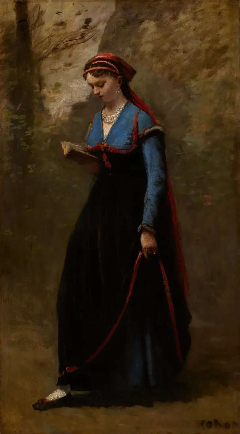 Čtenářka, Jean-Baptiste-Camille Corot