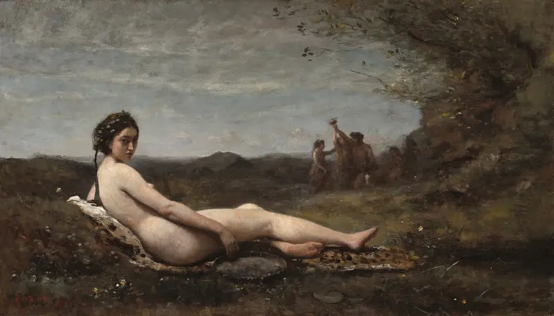 Odpočinek, Jean-Baptiste-Camille Corot