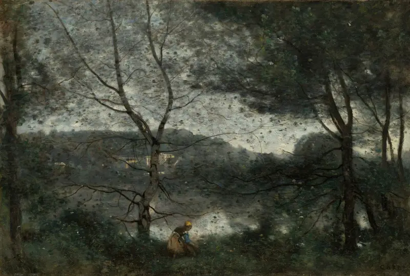 Ville-d’Avray, 1870 von Jean-Baptiste-Camille Corot