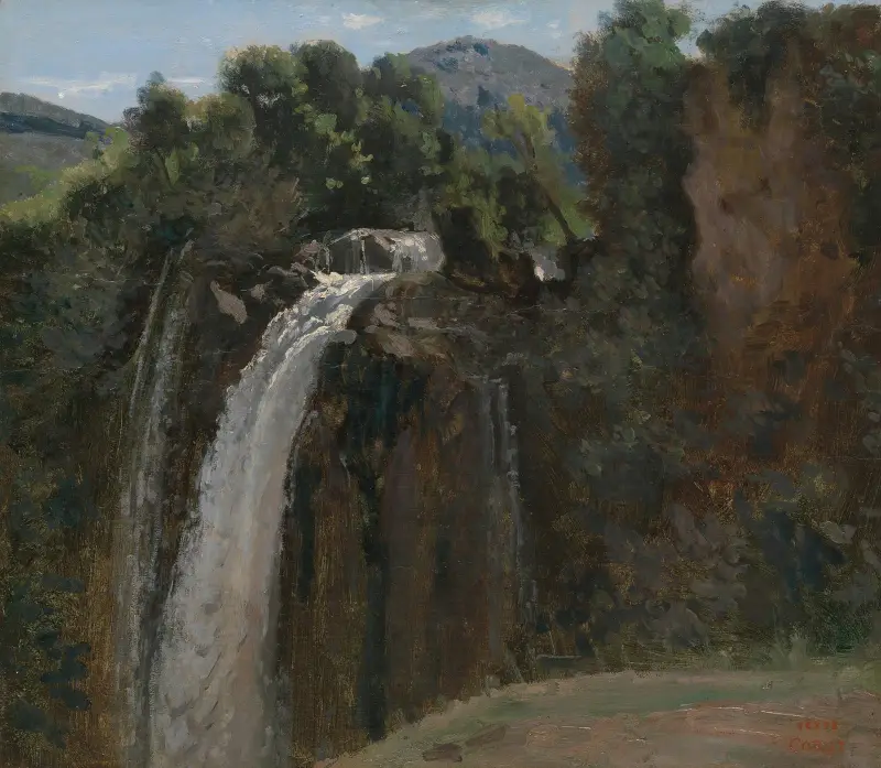 Vodopád v Terni, Jean-Baptiste-Camille Corot