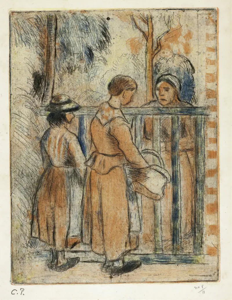 Beggar Women av Camille Pissarro