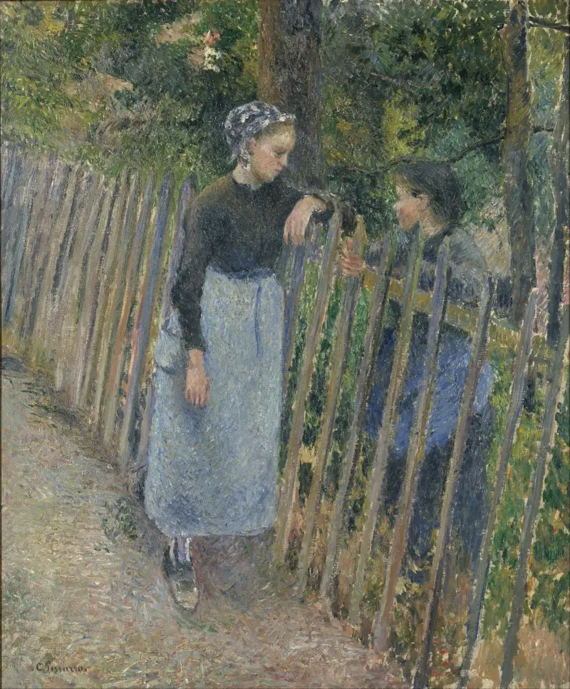 Gespräch von Camille Pissarro